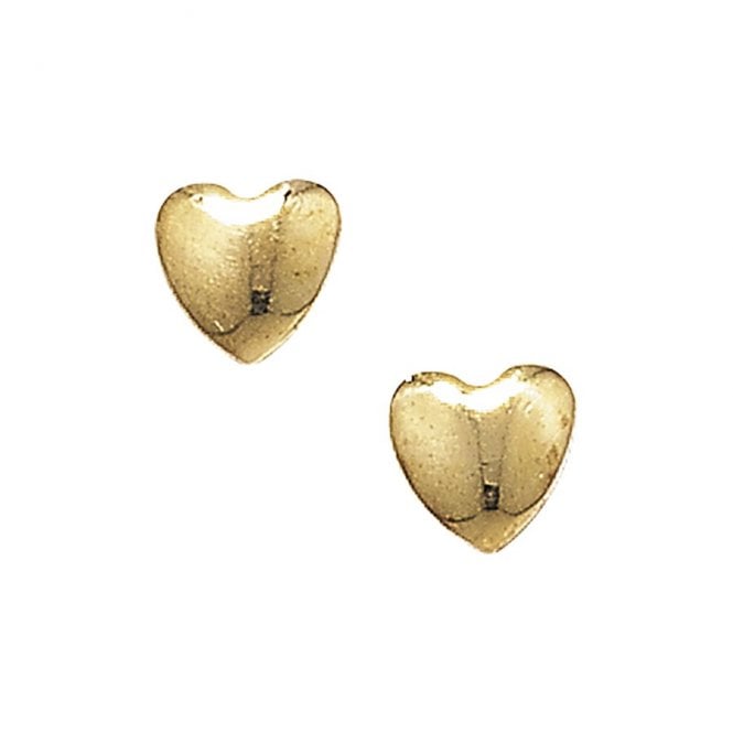 MCN Jewellery 9CT Gold Heart Studs GER315A