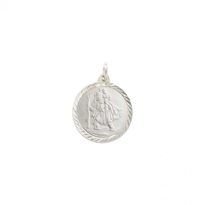 MCN Jewellery Small St Christopher Pendant SP375B