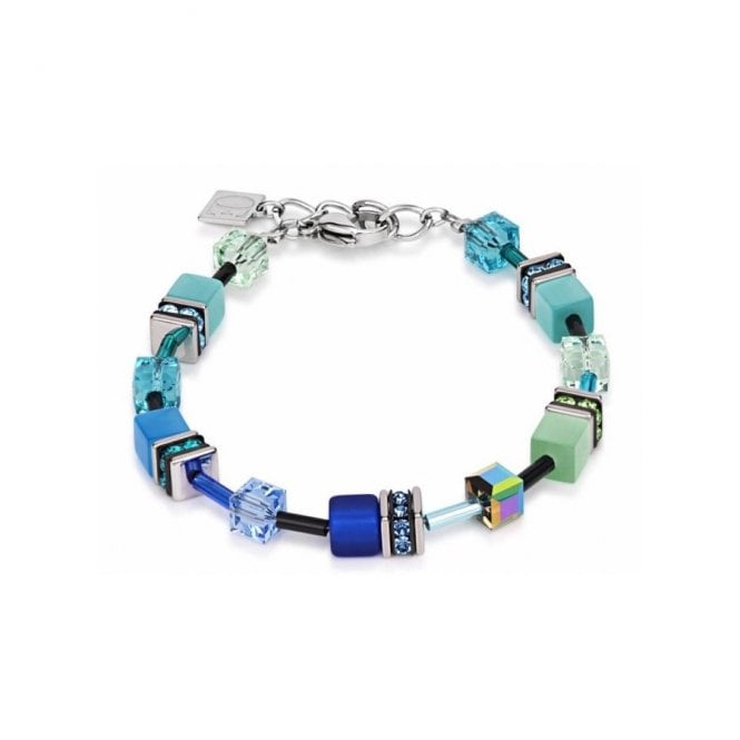 Coeur de Lion Geocube Blue Green Bracelet 2838300705