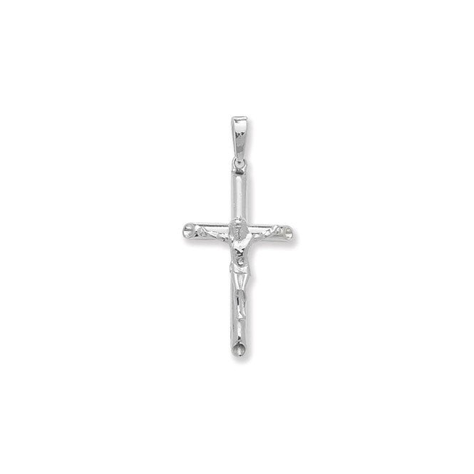 MCN Jewellery Silver Hollow Crucifix Pendant SP218B