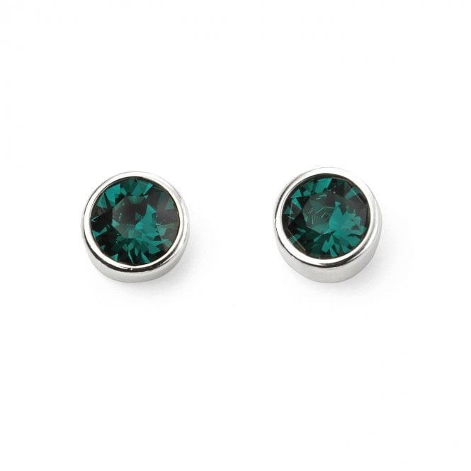 MCN Jewellery May Birthstone Stud Earrings E4926G by Beginnings