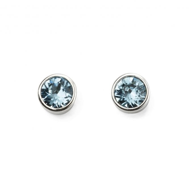 MCN Jewellery March Birthstone Stud Earrings E4926A by Beginnings