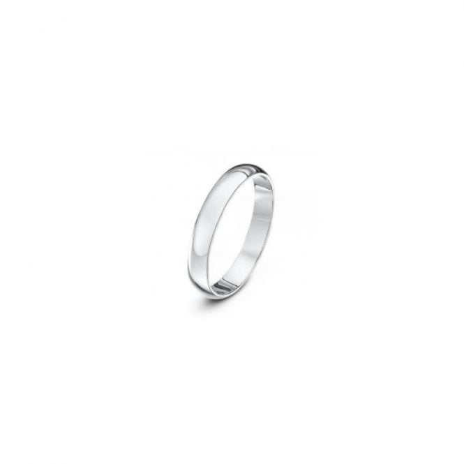 MCN Fine Jewellery Classic White Gold Wedding Band