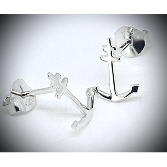 MCN Jewellery Cross of Lorraine Sterling Silver Earrings