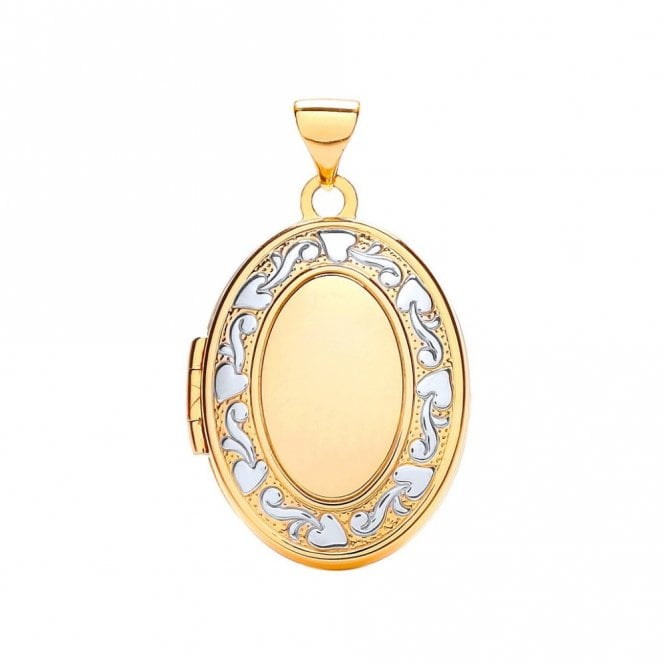 MCN Fine Jewellery 9ct Gold Oval Family Locket