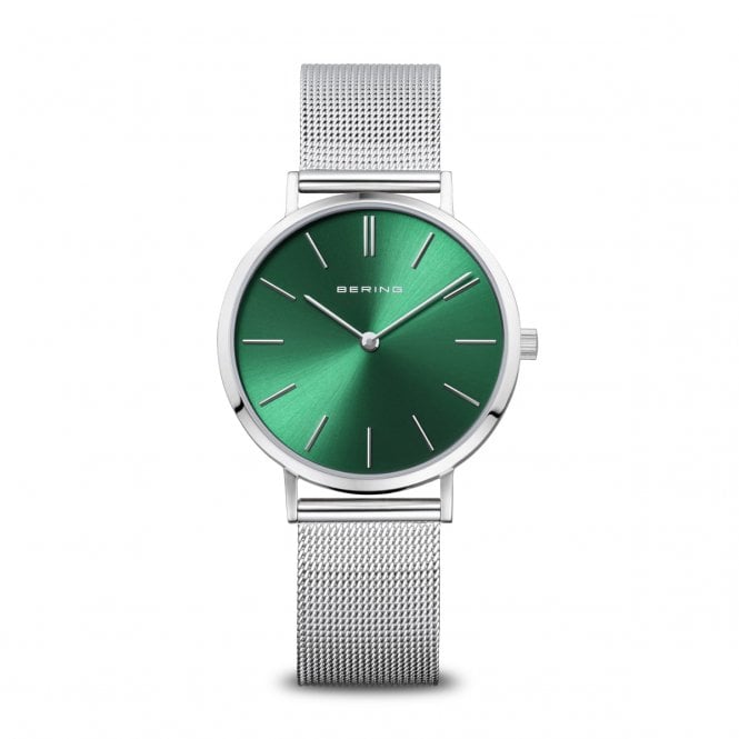 Bering Ladies Classic Polished Silver Watch 14134-008