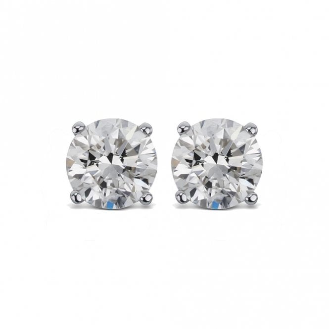 MCN Fine Jewellery White Gold 0.80CT Lab Grown Diamond Earrings