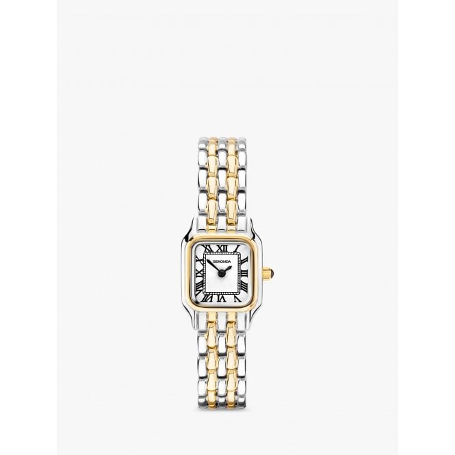 Sekonda Watches Sekonda Ladies Two Tone Octagonal Bracelet Strap watch 40125.27