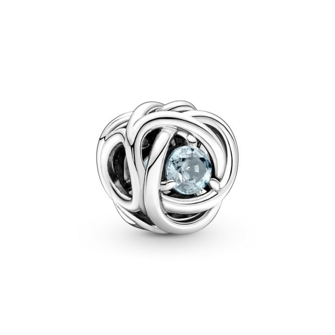 Pandora March Birthstone Eternity Circle Charm 790065C09