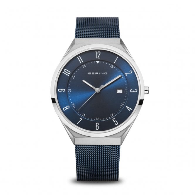 Bering Ultra Slim Brushed Silver Gents Watch18740-307