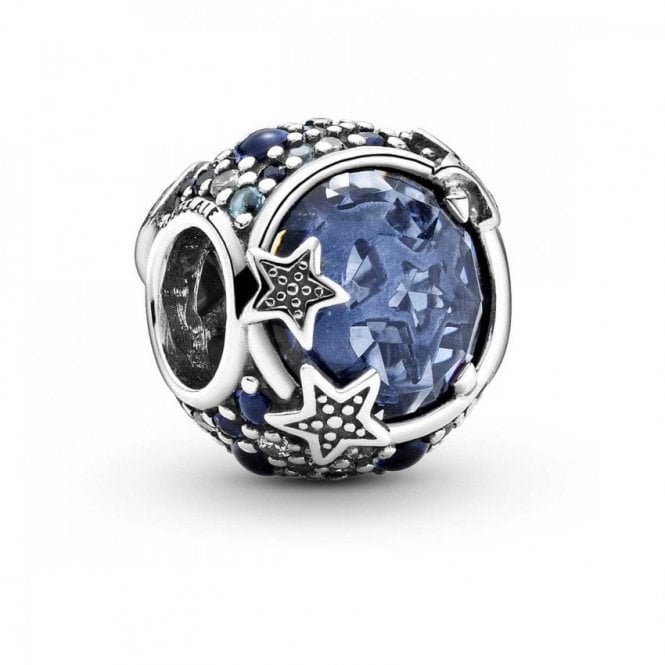 Pandora | Celestial Blue Sparkling Stars Charm | 799209C01
