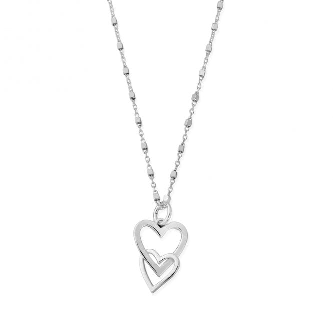ChloBo Interlocking Love Heart Necklace SNDC572