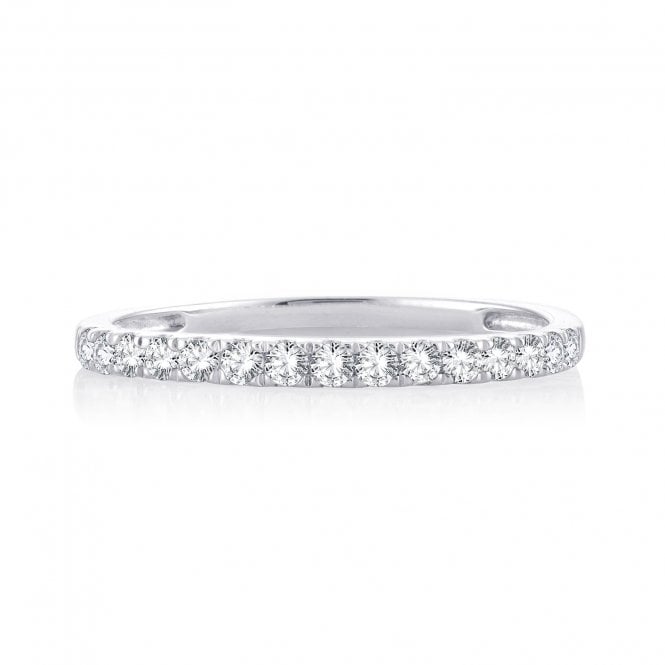 MCN Fine Jewellery 9CT White Gold 15 Stone Eternity Ring