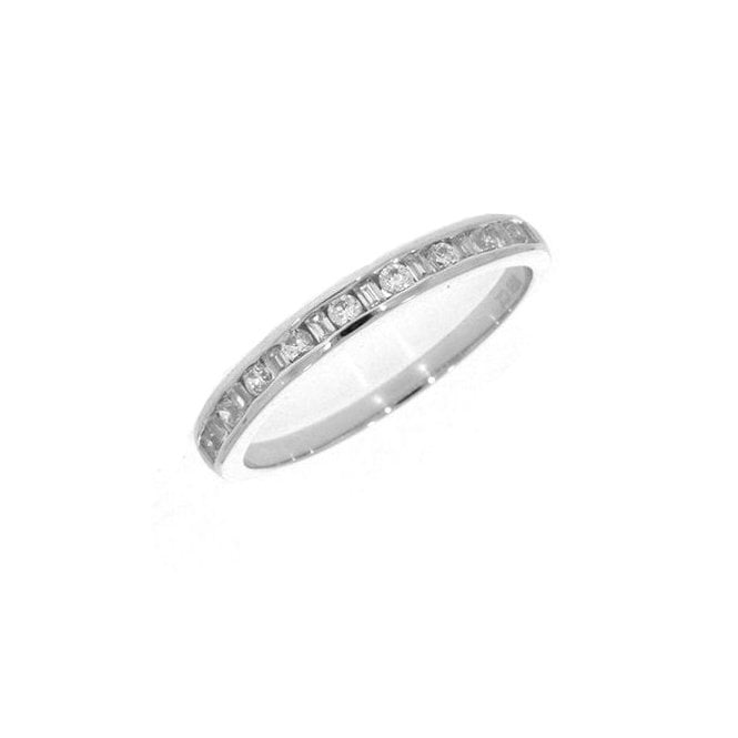 MCN Fine Jewellery 9CT White Gold Eternity Diamond Ring