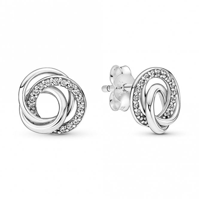Pandora Family Always Encircled Stud Earrings 291076C01