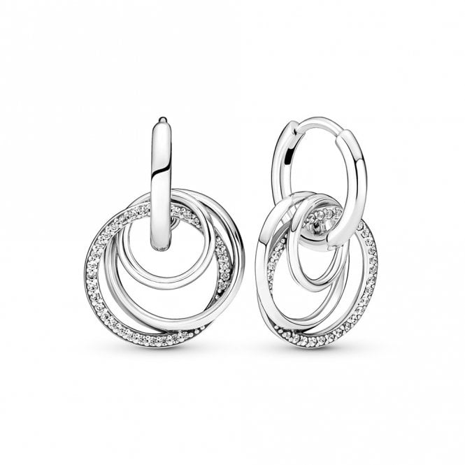 Pandora Family Always Encircled Hoop Earrings 291156C01