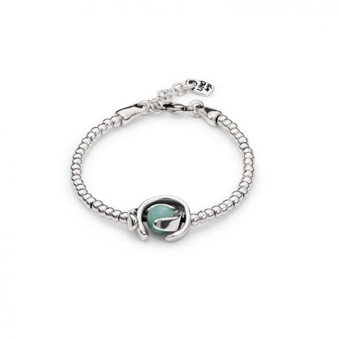 UNOde50 Little Moon Silver Plated Bracelet PUL2212AZUMTL