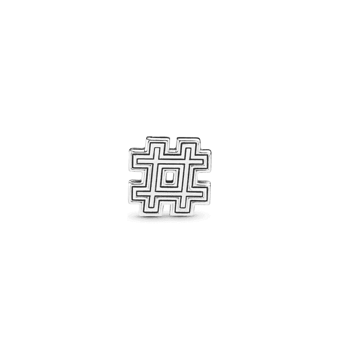 Pandora Reflexions Hash Tag Clip Charm 798193