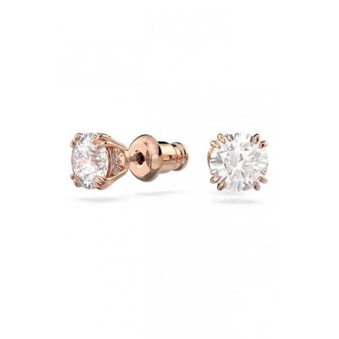 Swarovski Stilla Rose Gold Tone Plated Stud Earrings 5638801