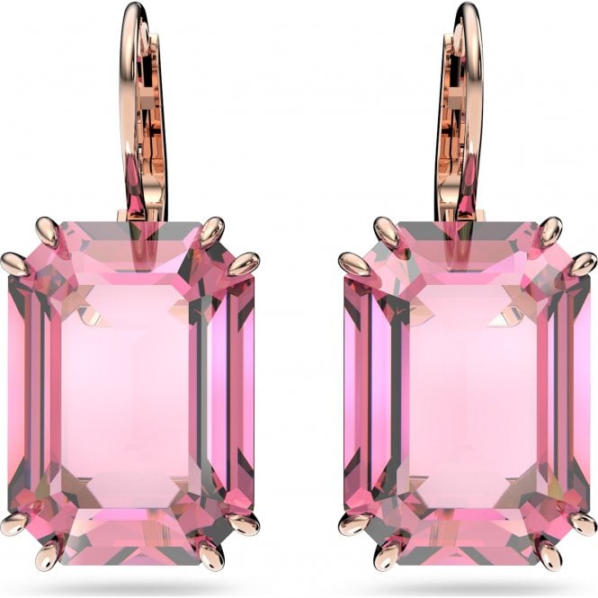 Swarovski Millenia Pink Octagon Earrings 5619502