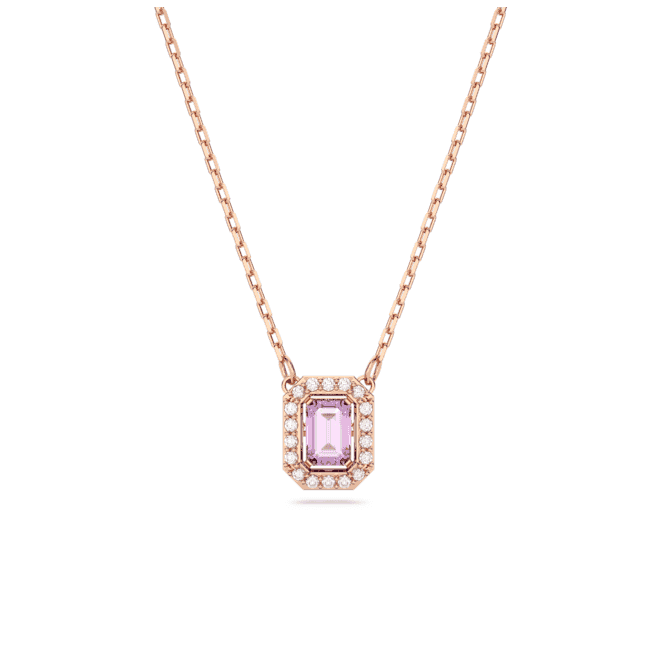 Swarovski Una Rose Gold Tone Plated Necklace 5640291