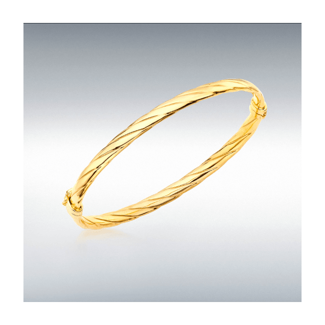 MCN Fine Jewellery 9CT Yellow Gold Twist Bangle