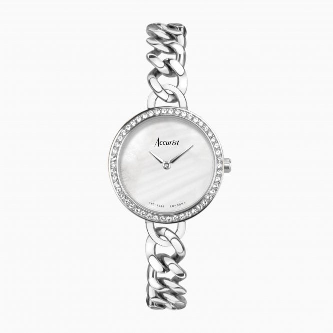 Accurist Watches Accurist Jewellery Ladies Stainless Steel Bracelet Watch 78007
