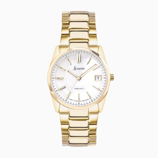 Accurist Watches Accurist Ladies Everyday Golden Watch 74005