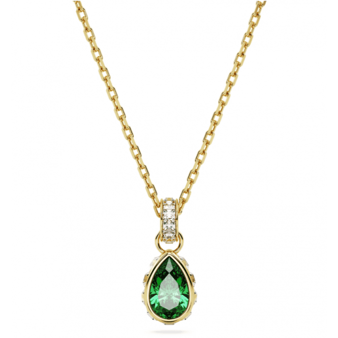 Swarovski Chroma Green Pear Cut Pendant 5648751