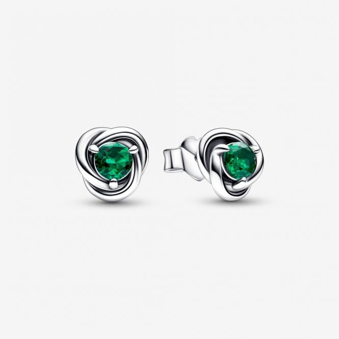 Pandora May Birthstone Eternity Circle Earrings 292334C08