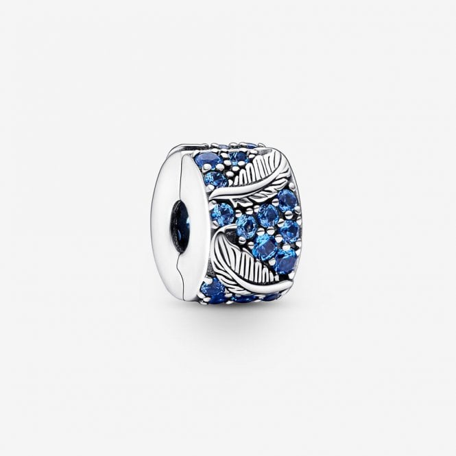 Pandora Curved Feather & Pavé Clip Charm 792552C01