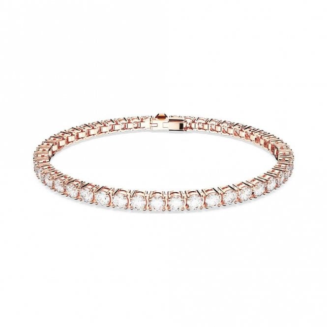 Swarovski Rose Gold Matrix Tennis bracelet 5657659