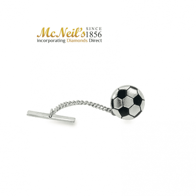 Onyx Art Football Tie Pin TP17