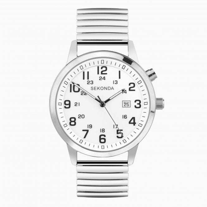 Sekonda Watches Sekonda Easy Reader Mens Silver Watch 30126