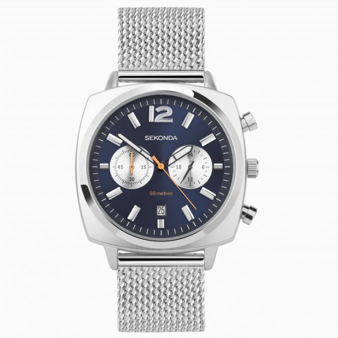 Sekonda Watches Sekonda Airborne Blue Chronograph Watch 30100
