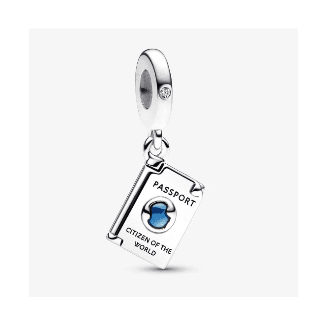 Pandora Openable Passport Dangle Charm 792680C01