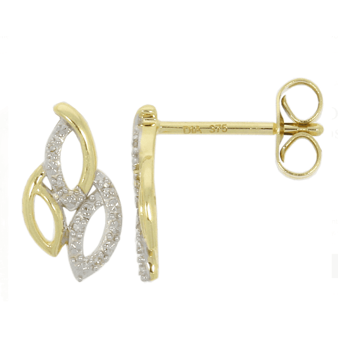 MCN Fine Jewellery Diamond Open Elipse Studs 81726