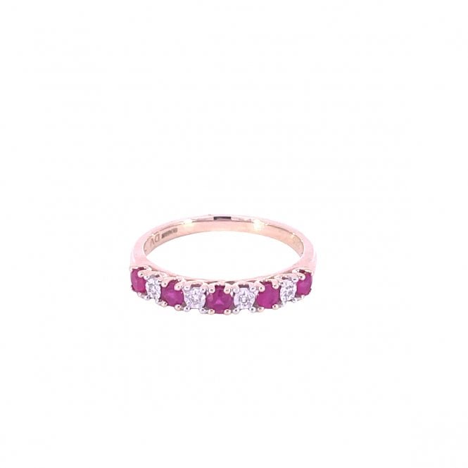 MCN Fine Jewellery 9ct Ruby and Diamond Gold Ring 83668