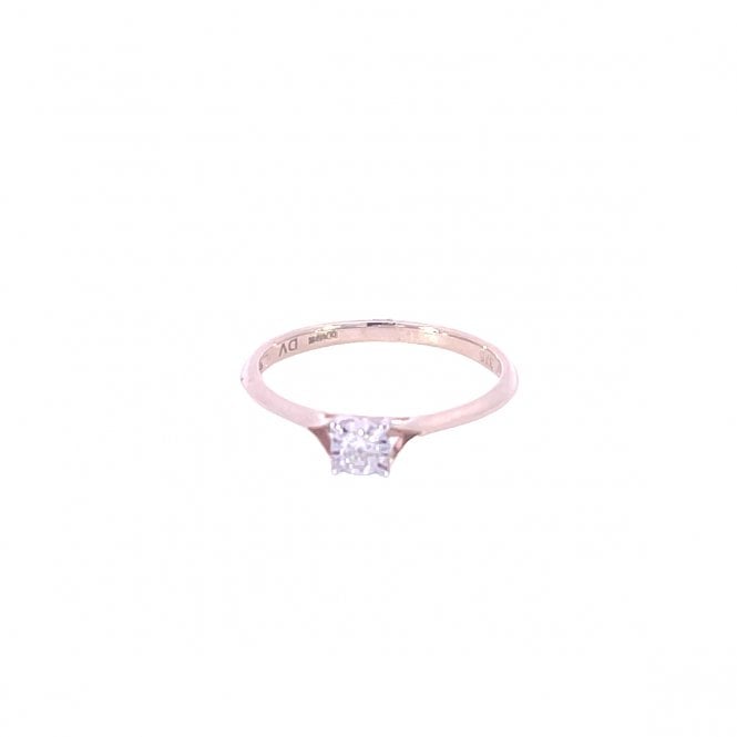 MCN Fine Jewellery 9CT Illusion Gold Diamond Ring 82497