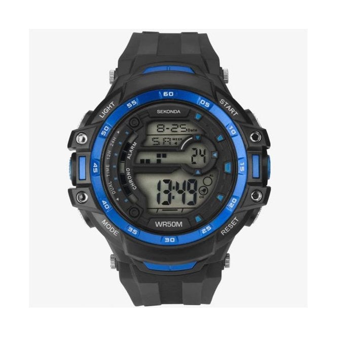Sekonda Watches Sekonda Mens Sport Digital Chronograph Watch 1520