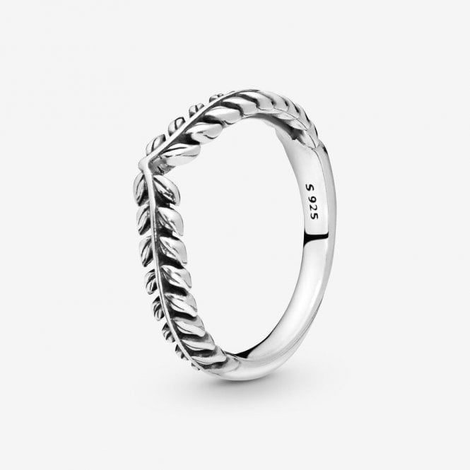Pandora Wheat Grains Wishbone Ring 197681