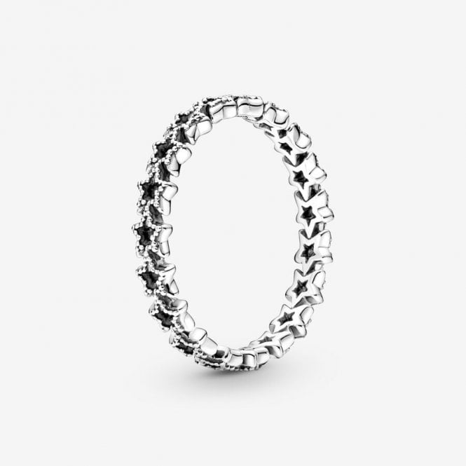 Pandora Band of Asymmetric Stars Ring 190029C00
