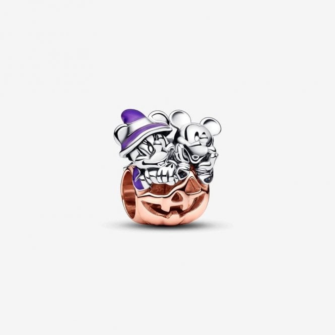 Pandora Disney Mickey & Minnie Halloween Pumpkin Charm 782816C01