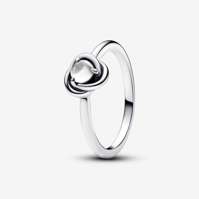 Pandora April Birthstone Eternity Circle Ring 192993C04
