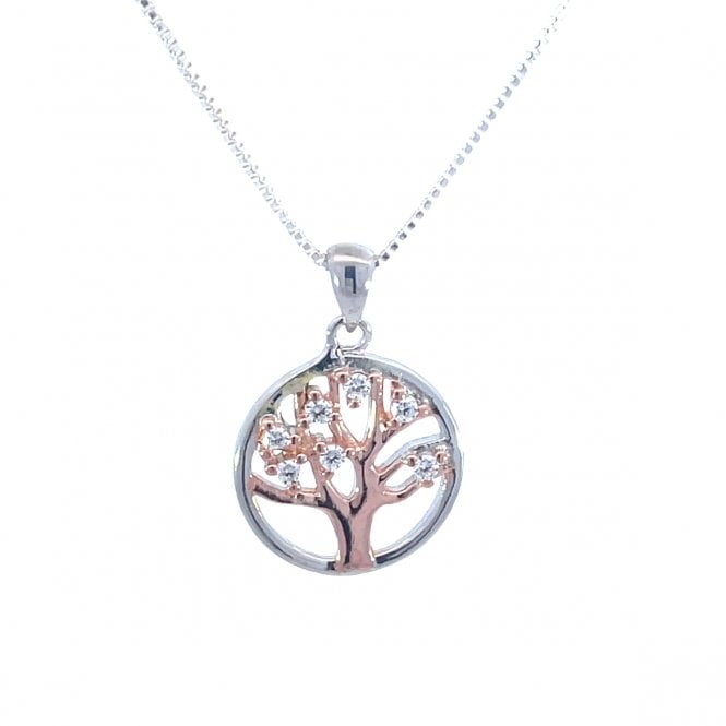 MCN Jewellery Two Tone Tree Of Life Pendant