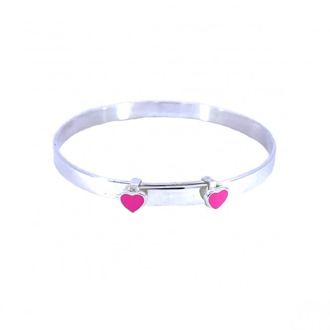 MCN Jewellery Enamel Heart Children's Bangle