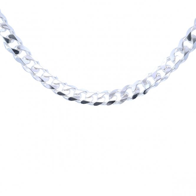 MCN Jewellery Silver Heavy Curb Necklace