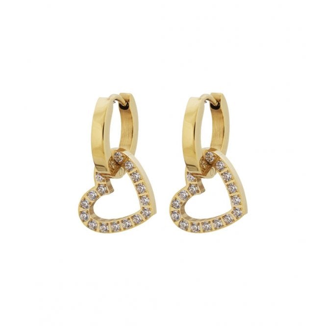 Edblad Gold Plated Eternal Heart Earrings 125907