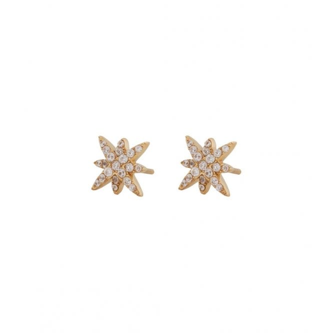 Edblad Gold Plated Small Polaris Studs 126113