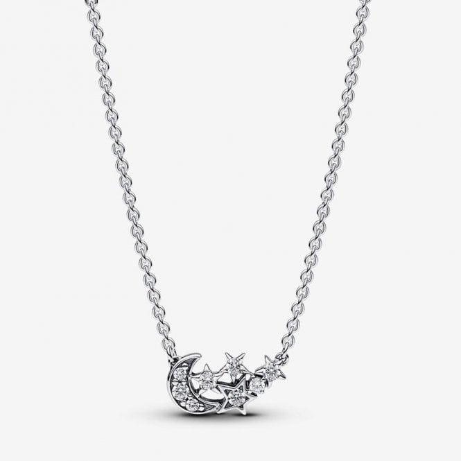 Pandora Sparkling Moon & Star Collier Necklace 392991C01-45